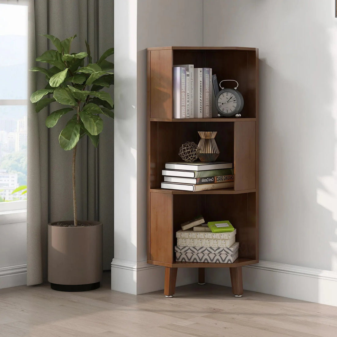 Sage 3-Tier Bookshelf