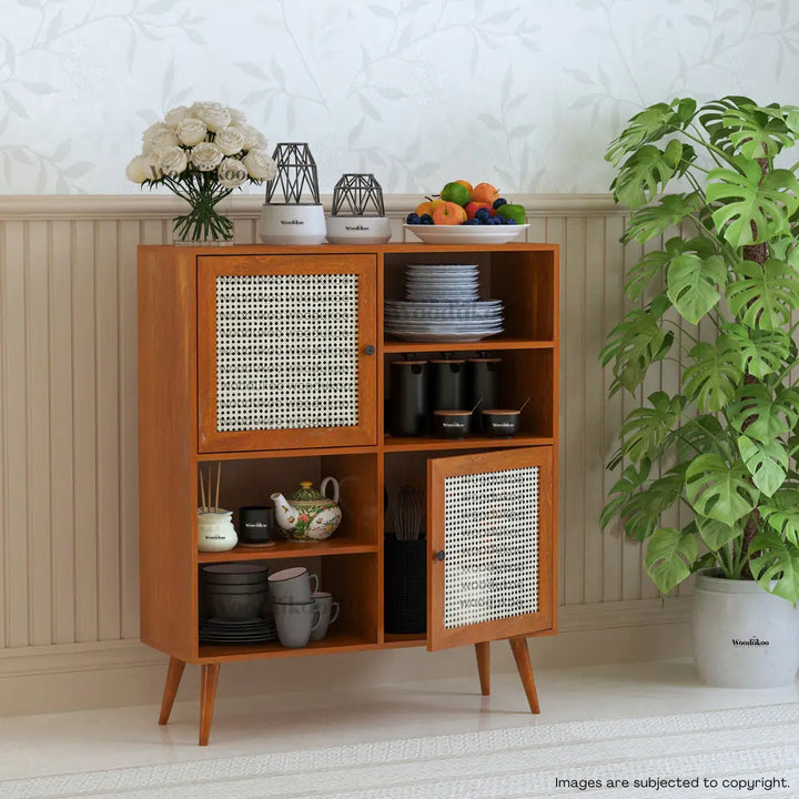 Solstice Storage Cabinets - Provincial Teak