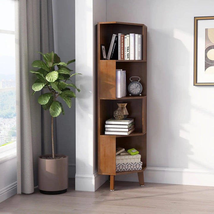 Sage 4-Tier Bookshelf
