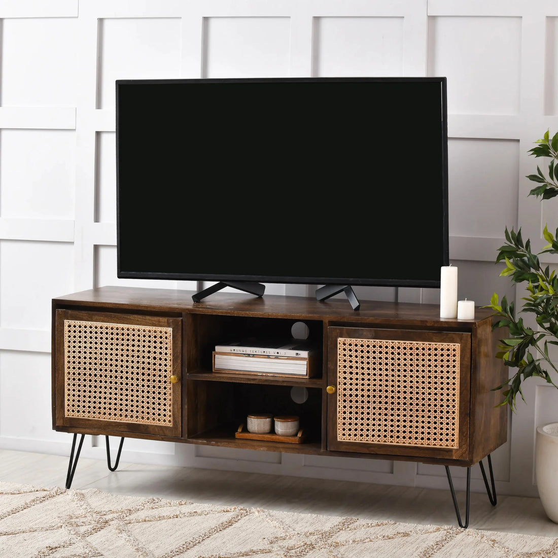 Auro TV Cabinet | Walnut Finish