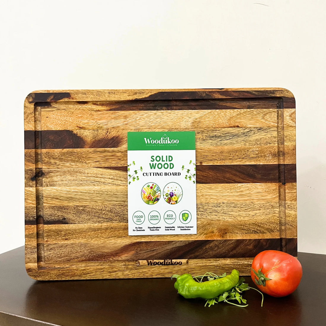 Chopzaar Mango + Sheesham Wood Cutting/Chopping Board