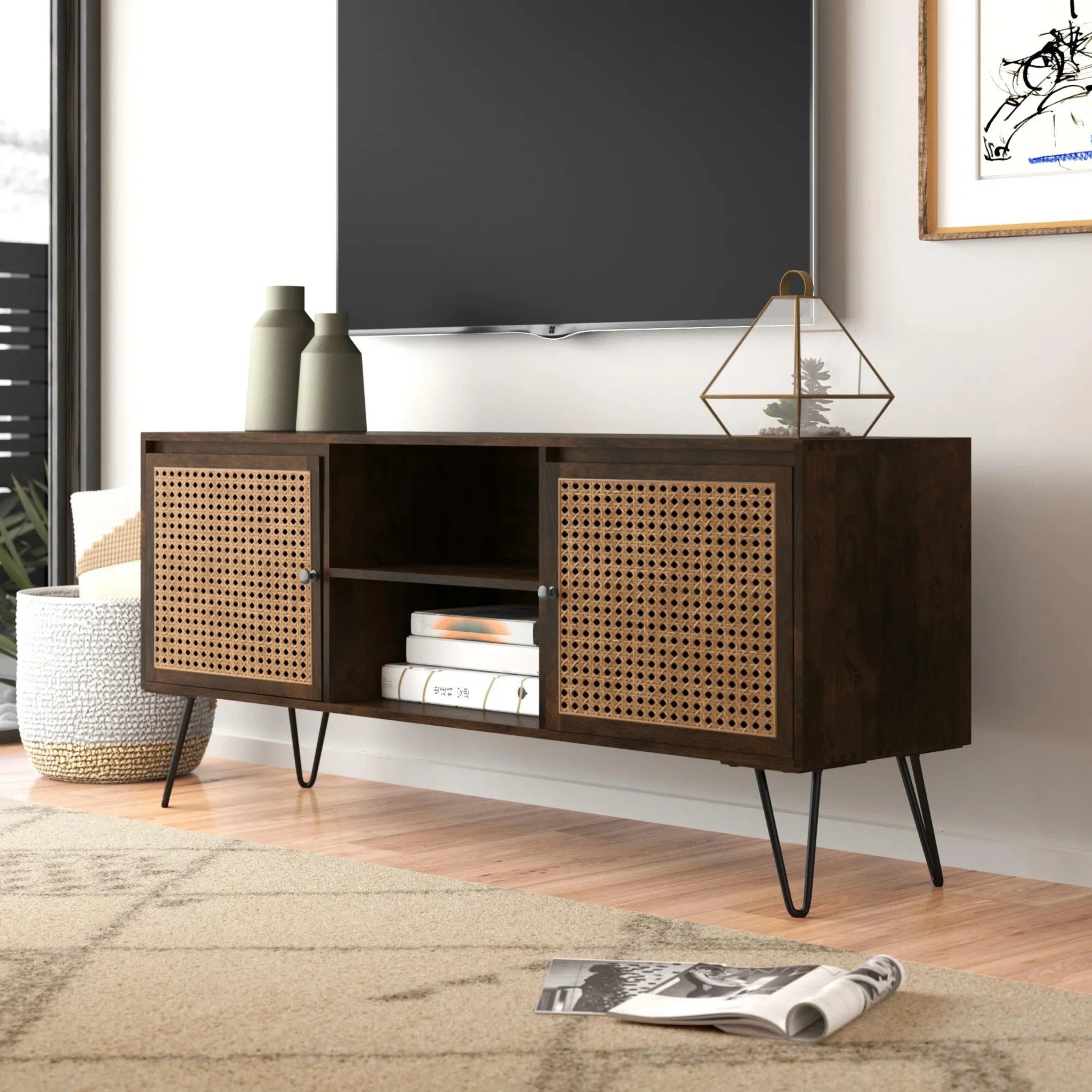 Auro TV Cabinet | Walnut Finish