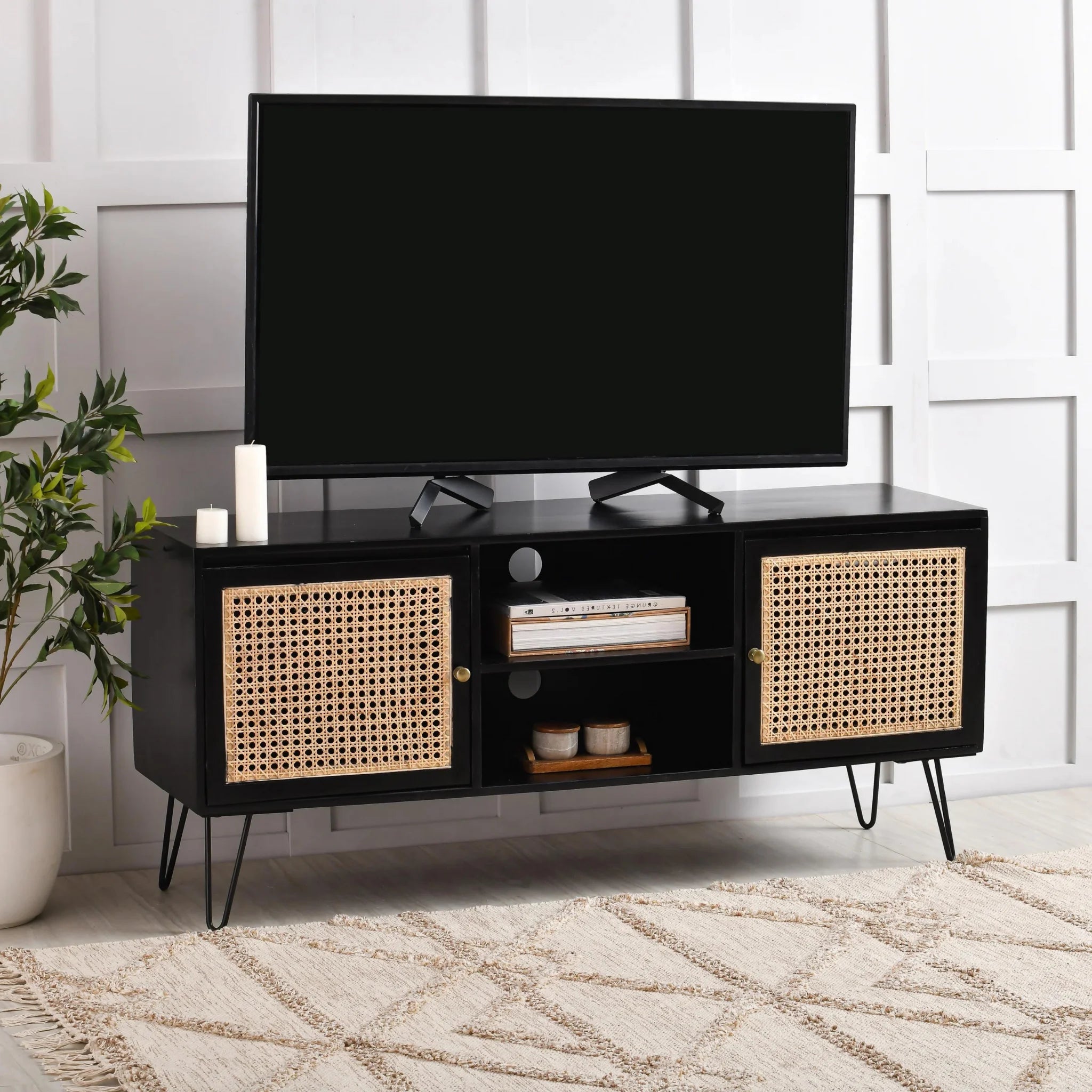 Auro TV Cabinet | Black Finish