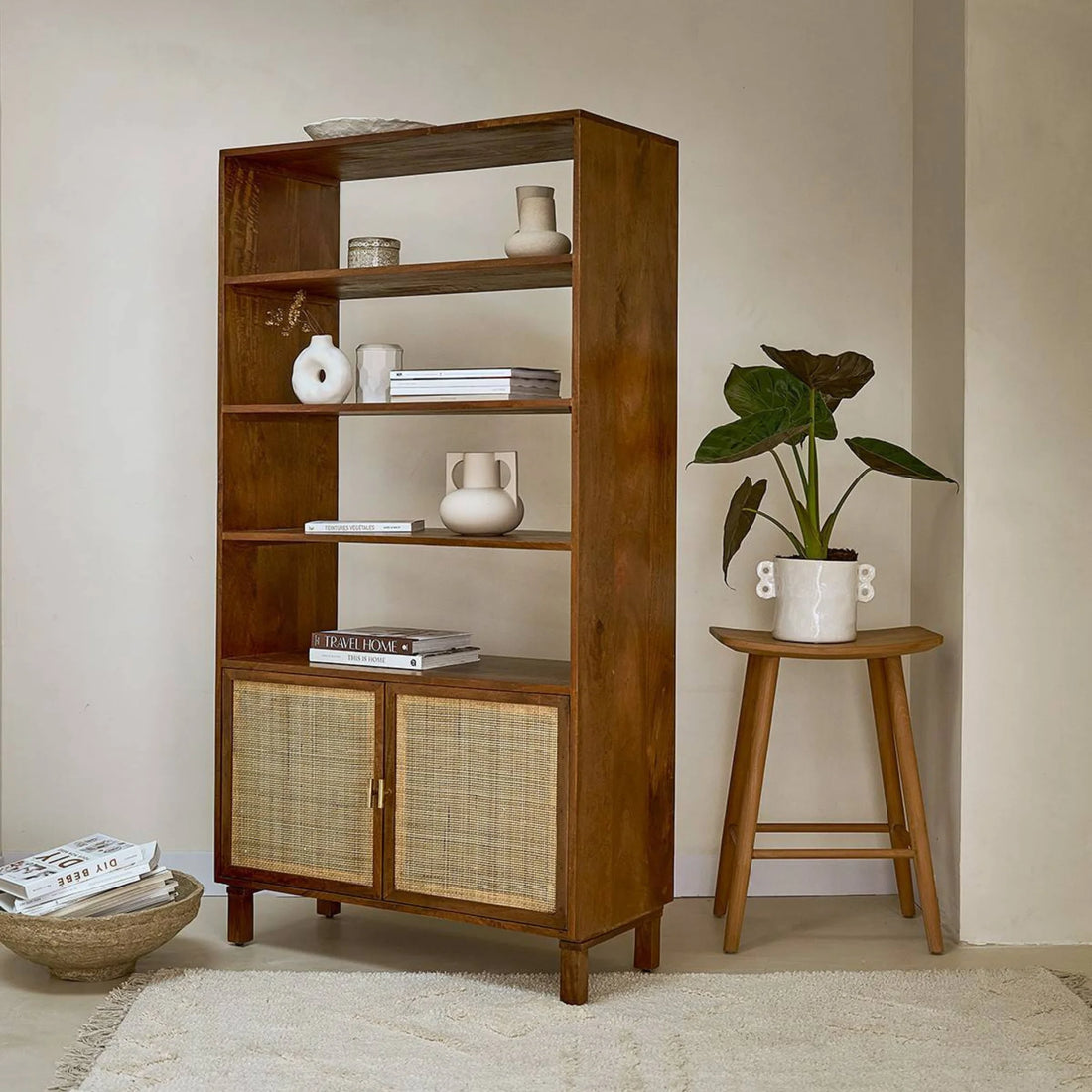 River Stylish Tall Bookcase