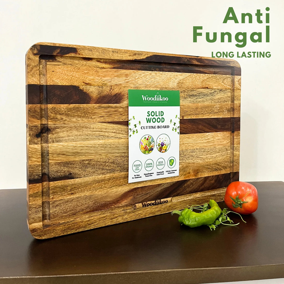 Chopzaar Mango + Sheesham Wood Cutting/Chopping Board
