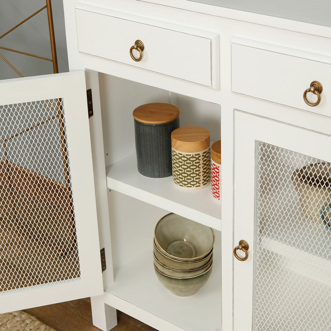 Kisten Storage Cabinet | White Finish
