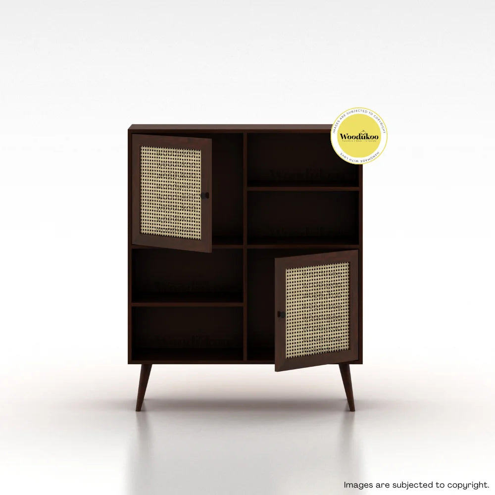 Solstice Storage Cabinets - Walnut