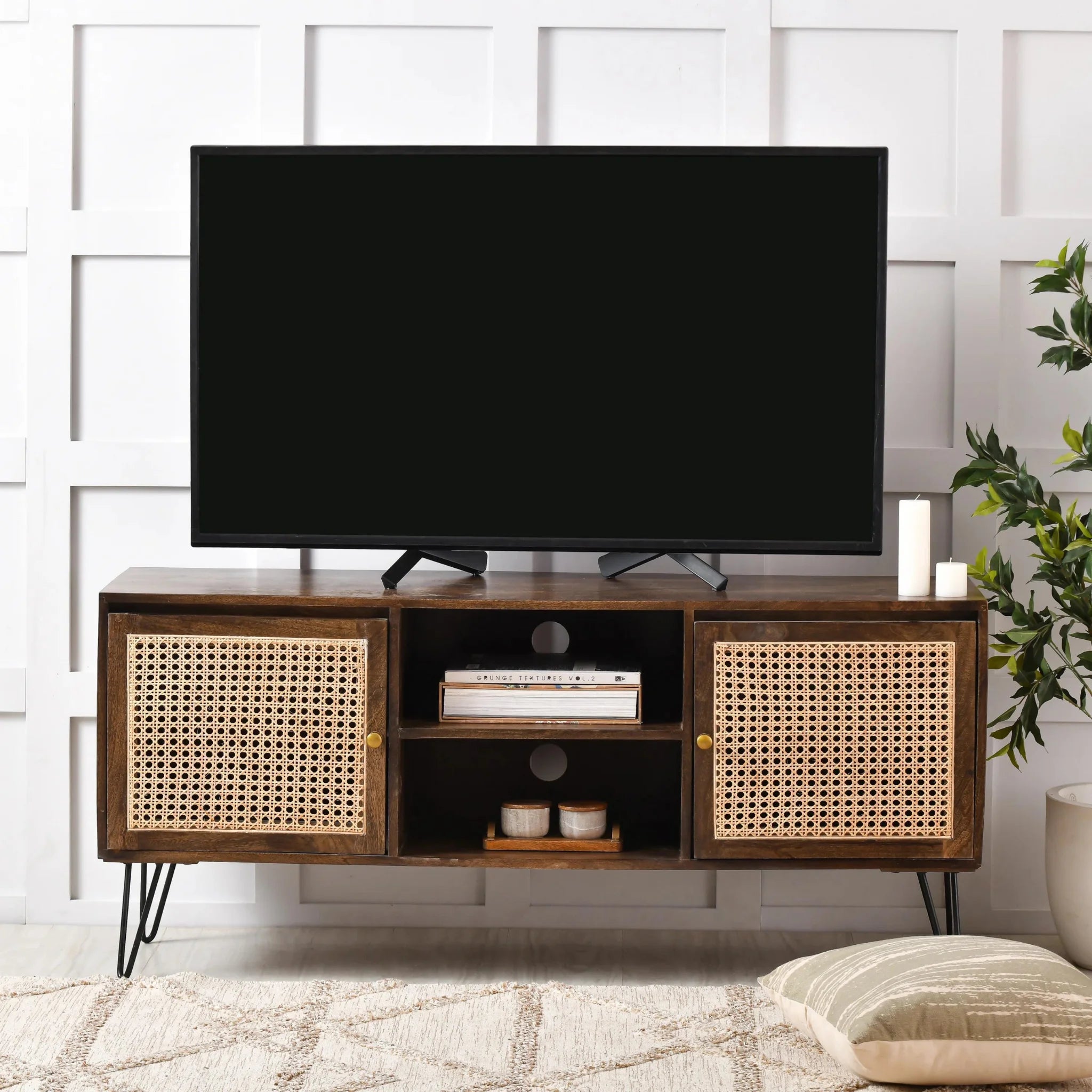 Auro TV Cabinet | Walnut Finish