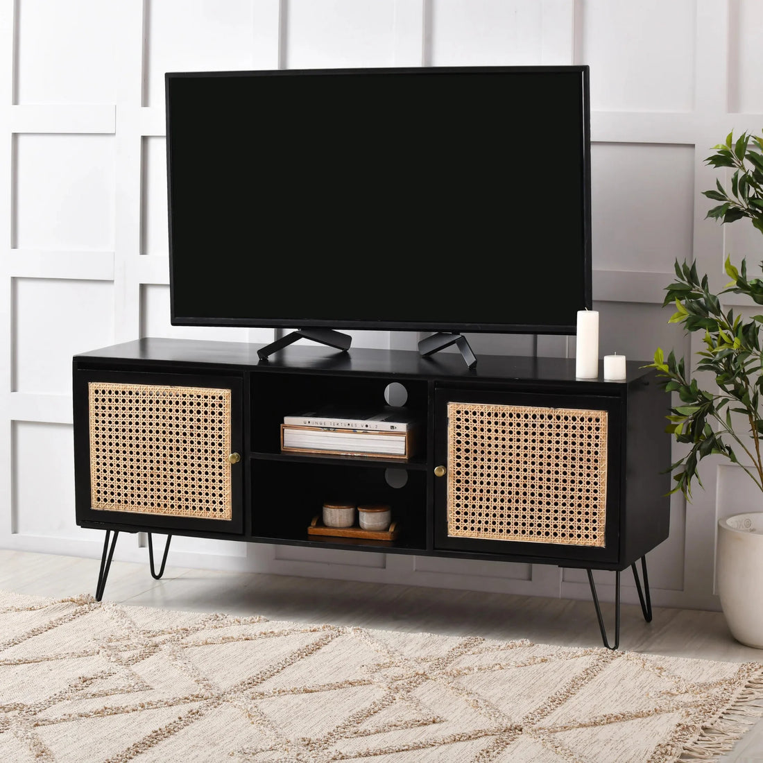 Auro TV Cabinet | Black Finish