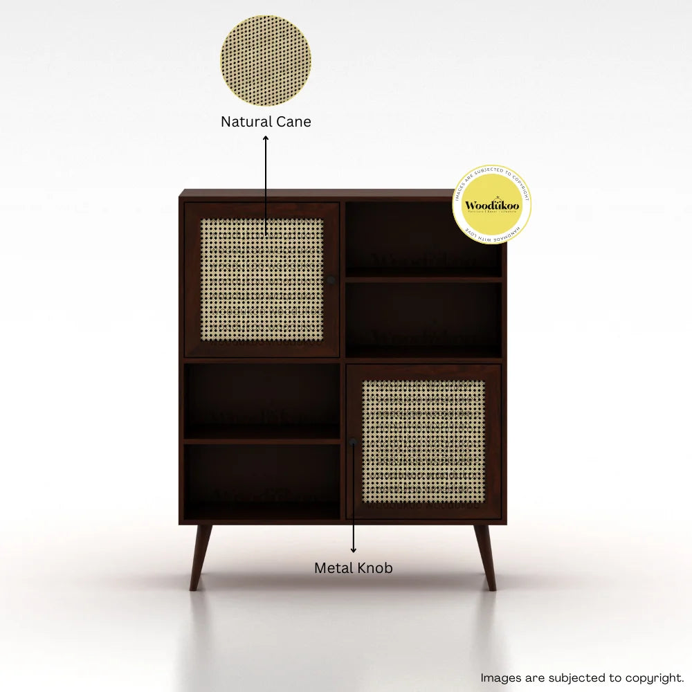Solstice Storage Cabinets - Walnut