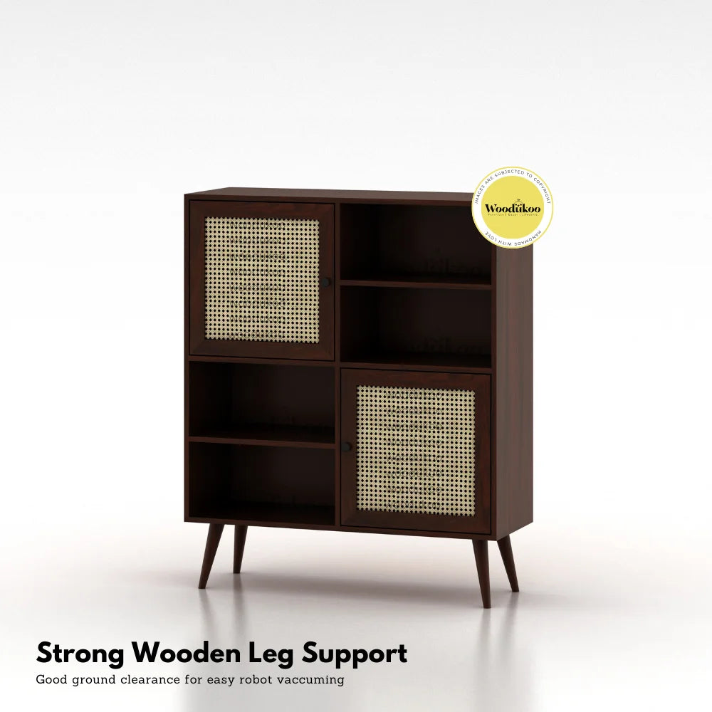 Solstice Storage Cabinets - Walnut