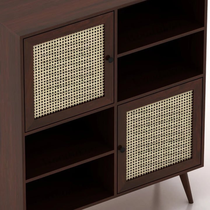 Solstice Storage Cabinets - Walnut