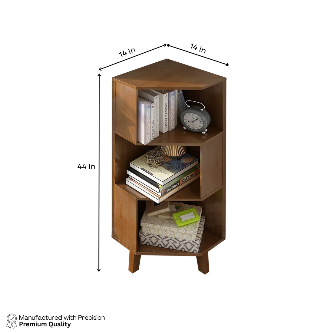 Sage 3-Tier Bookshelf