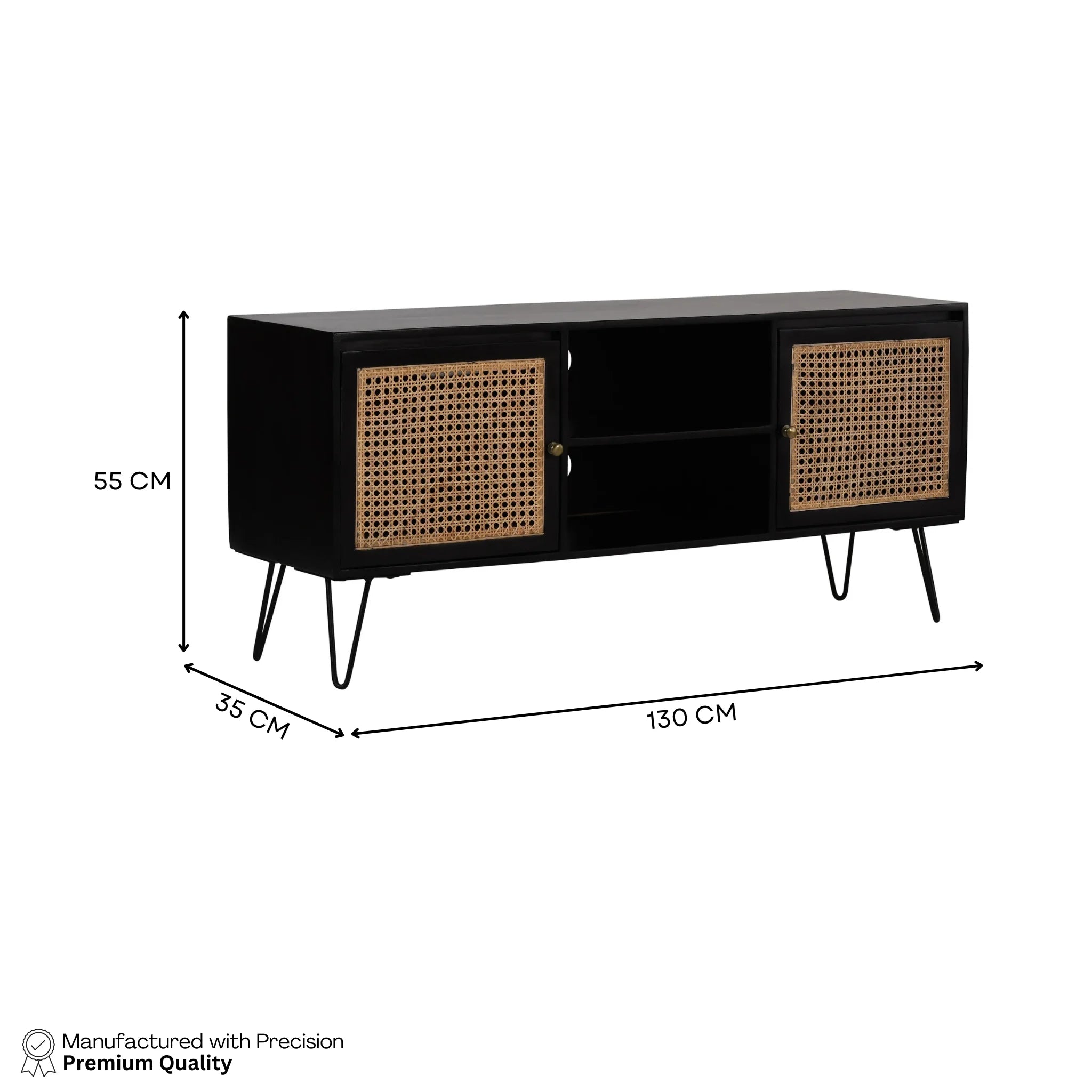 Auro TV Cabinet | Black Finish