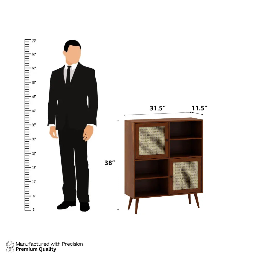 Solstice Storage Cabinets - Provincial Teak