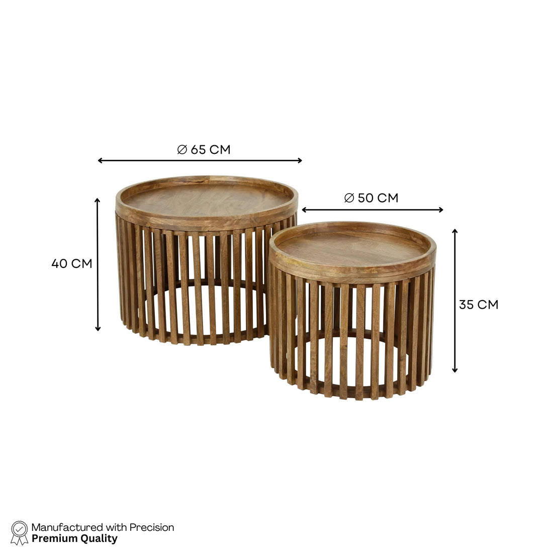 Sombrajo Teapoy Table| Set of 2 Coffee Tables